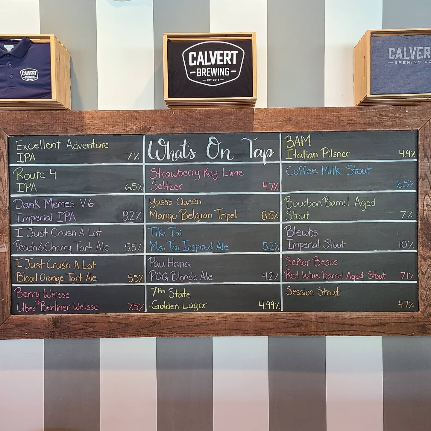 New tap list 3/20/2021